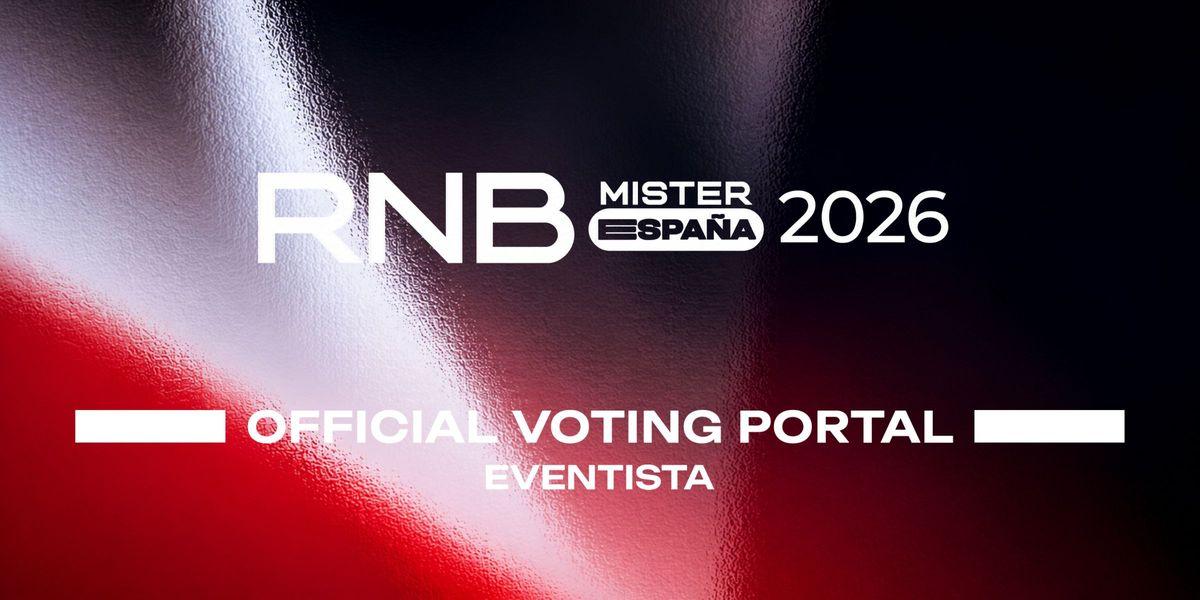 Mister RNB Espana 2026